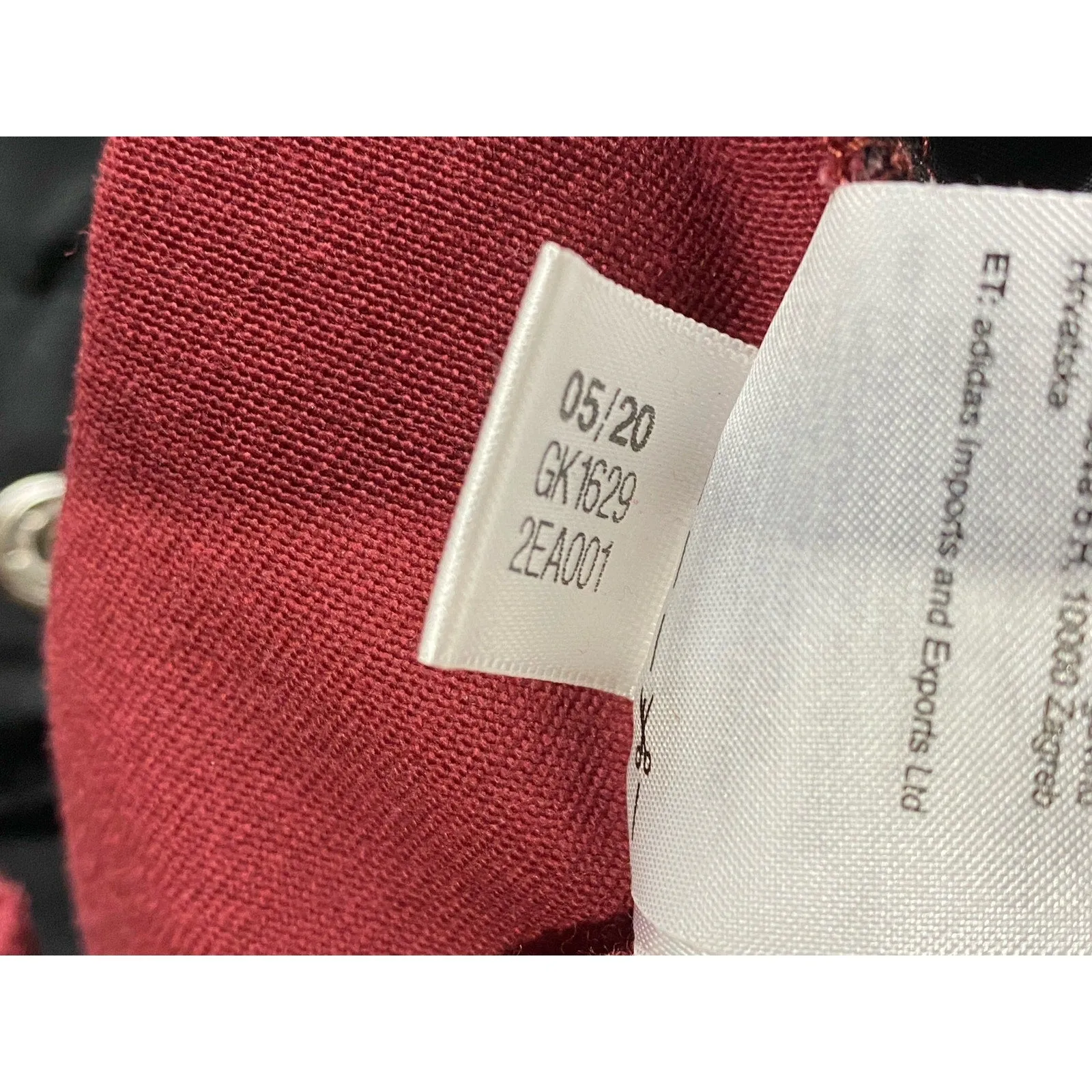 ADIDAS Men's Red Jonah Hill Elastic Waist Straight-Leg Pull-On Chino Pants SZ L