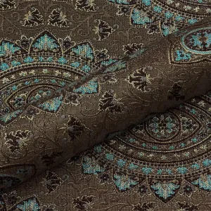 Antalya Medallion Jacquard Upholstery Fabric 54"