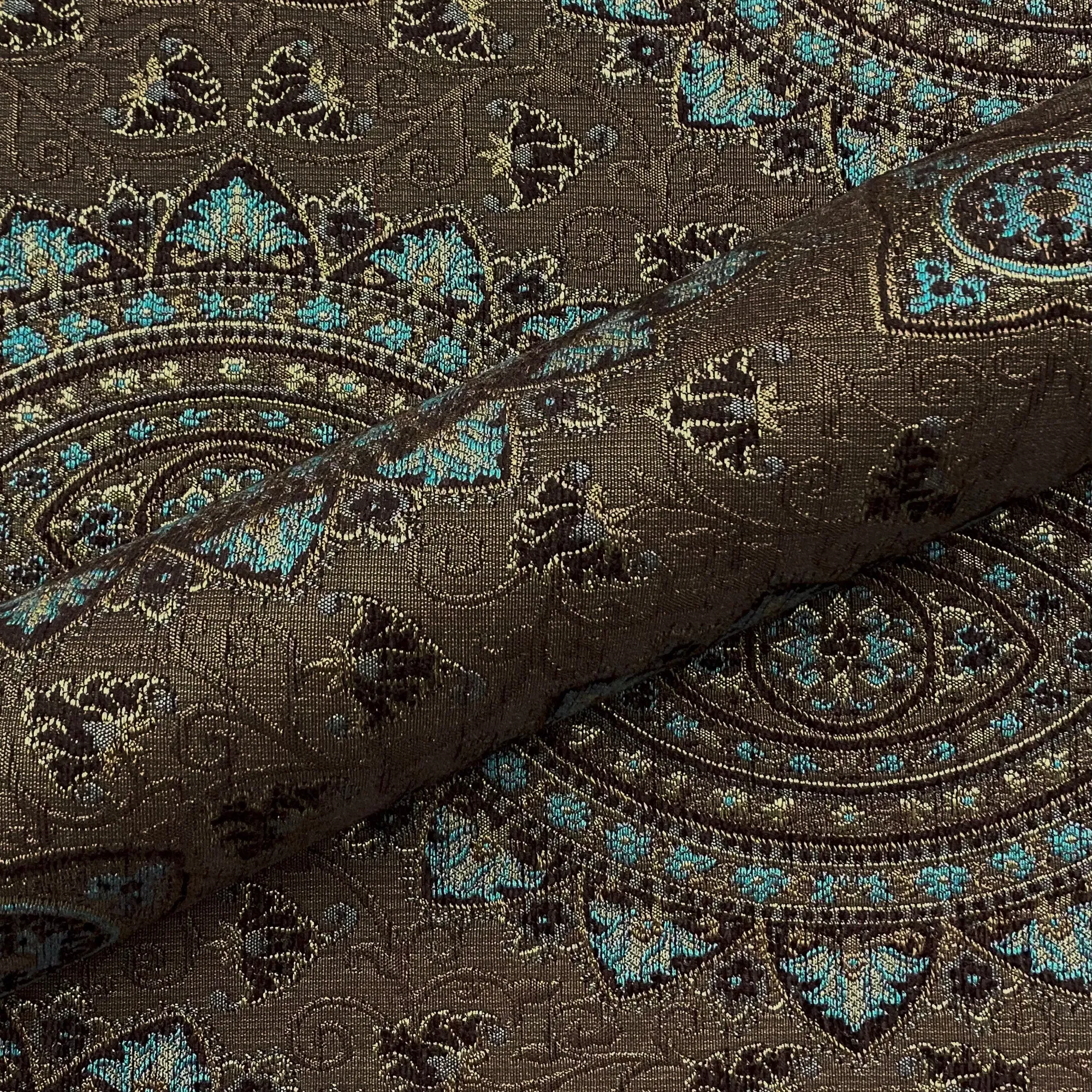 Antalya Medallion Jacquard Upholstery Fabric 54"