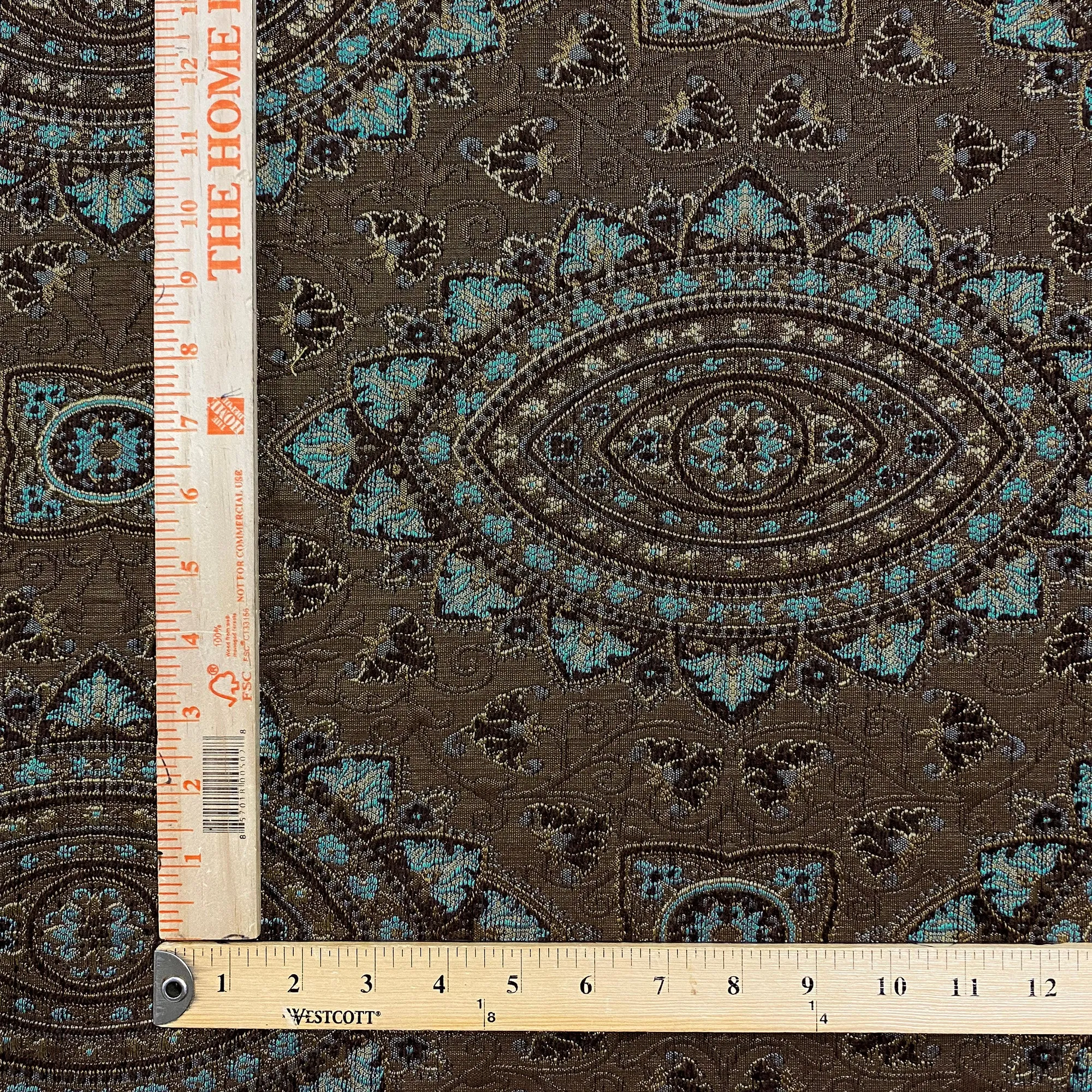 Antalya Medallion Jacquard Upholstery Fabric 54"