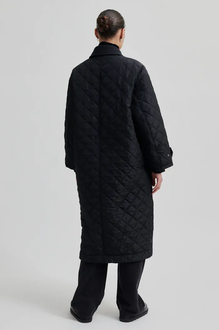 Becca Collar Coat - Vulcan