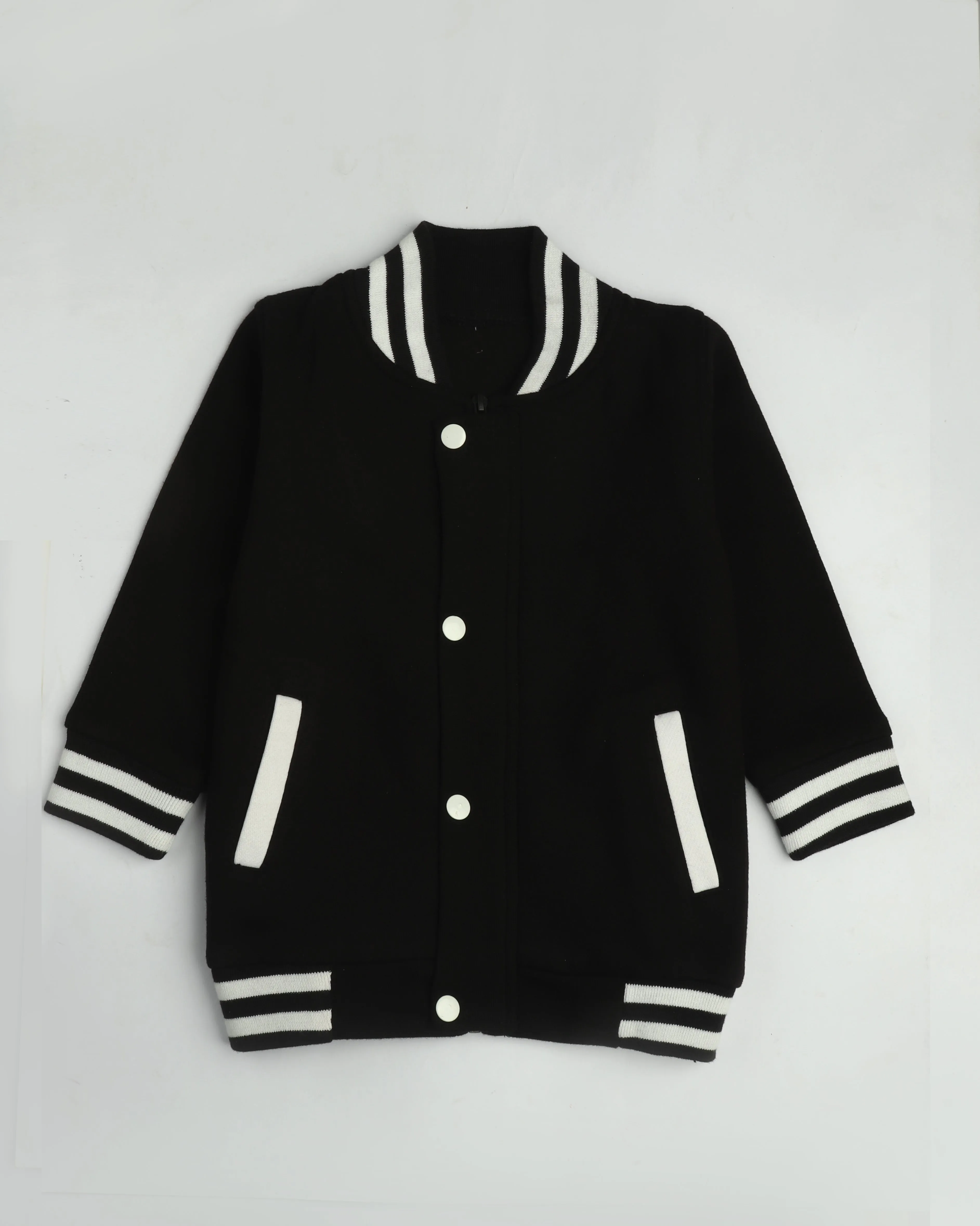 BLACK & WHITE STRIPED SWEATSUIT
