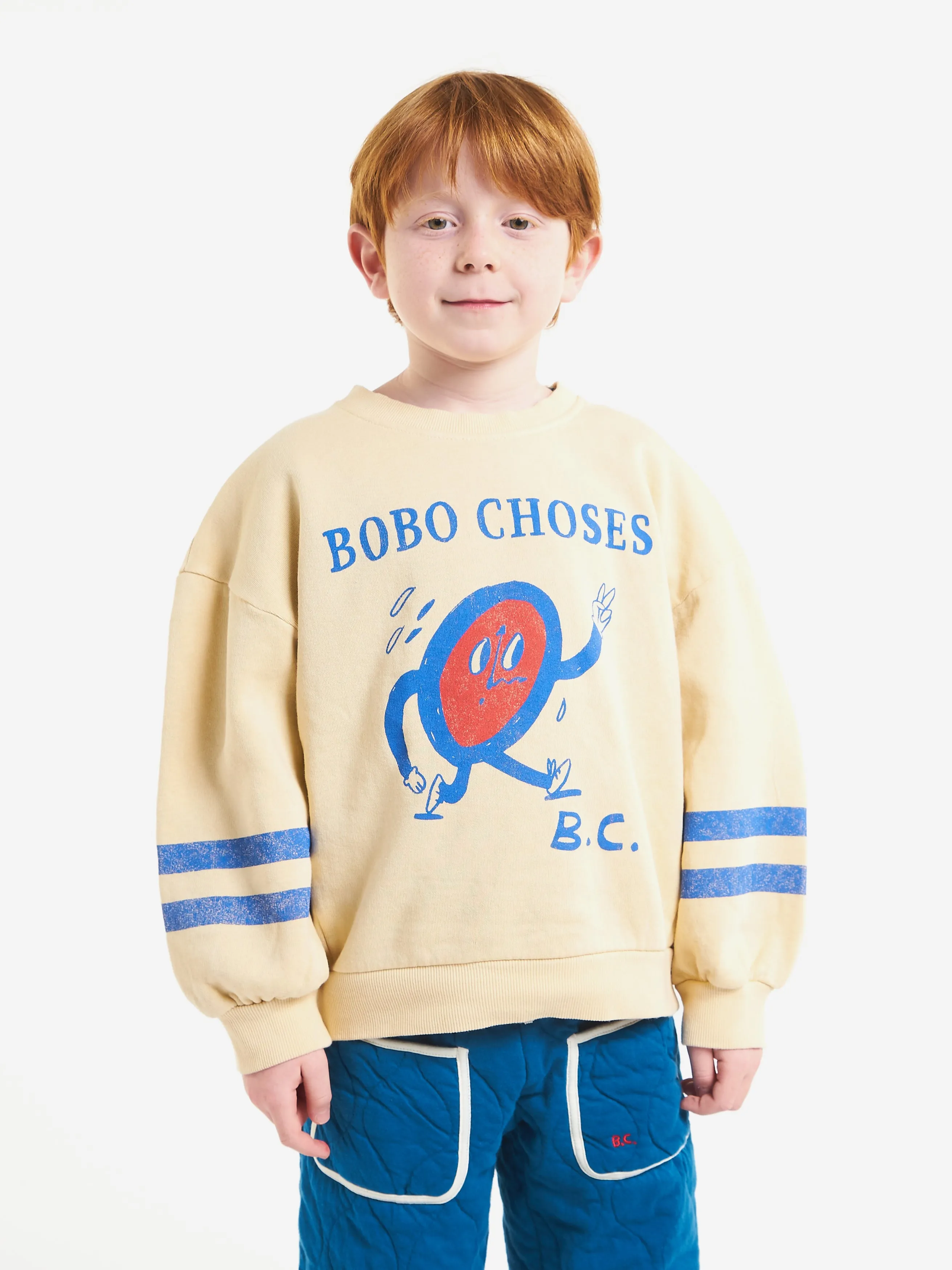 Bobo Choses Walking Clock Sweatshirt