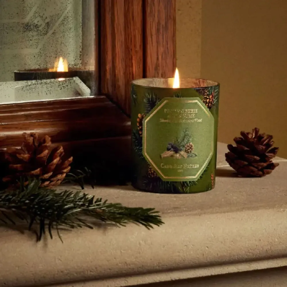 Carriere Freres Festive Pine & Smoked Wood Candle 185g
