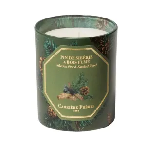 Carriere Freres Festive Pine & Smoked Wood Candle 185g
