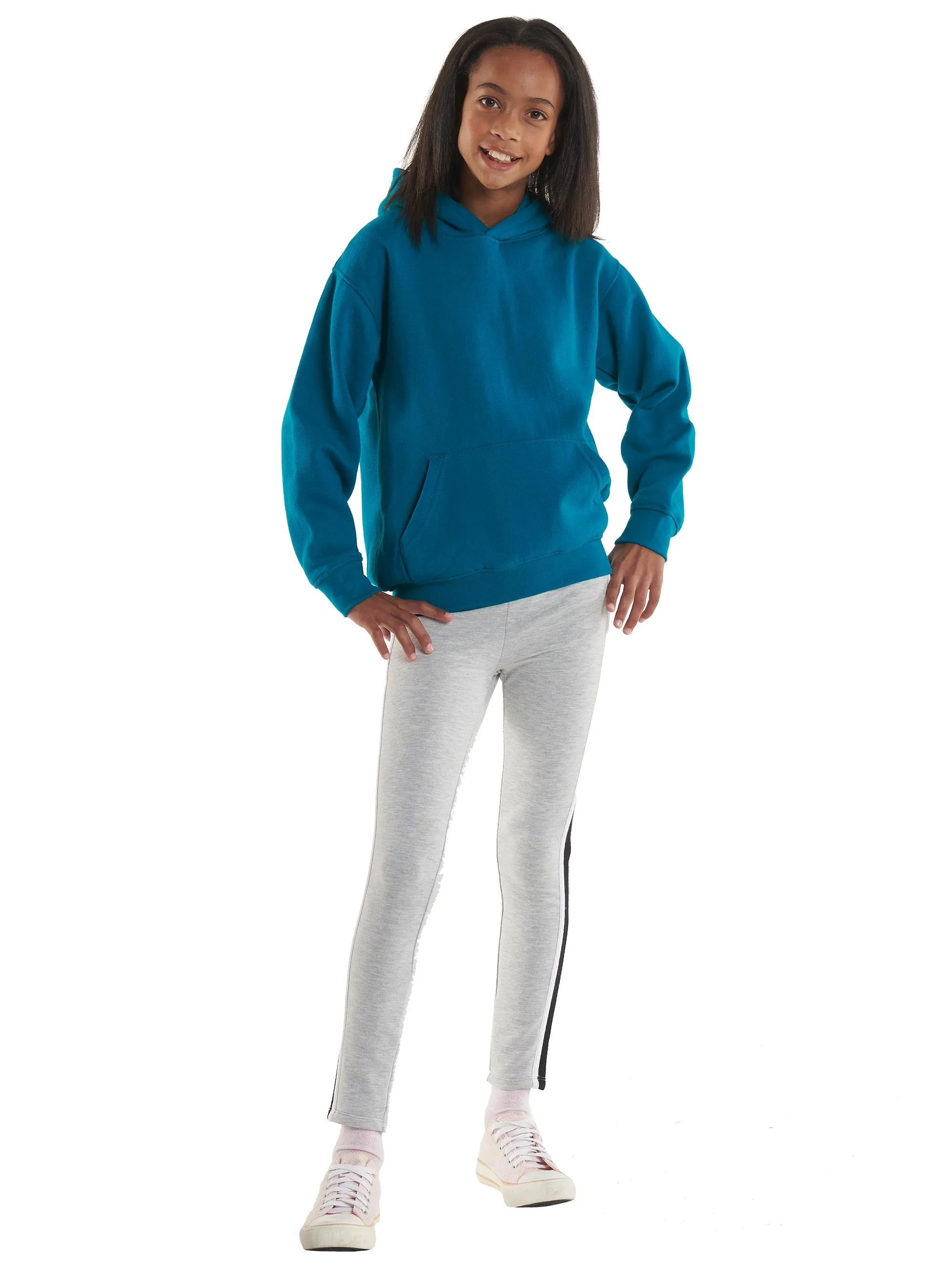 Childrens Classic Hooded Sweatshirt | Kelly Green