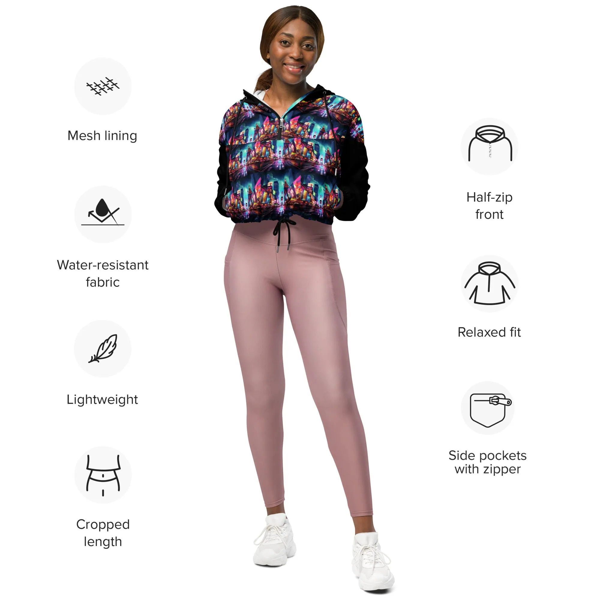 City Women’s cropped windbreaker
