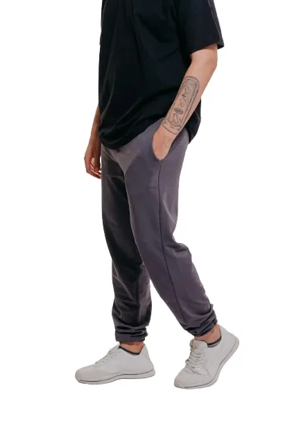 Colorful Comfy oversized Sweatpa-Grey