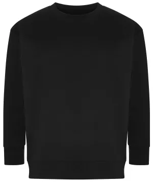 Crater recycled sweatshirt | Black