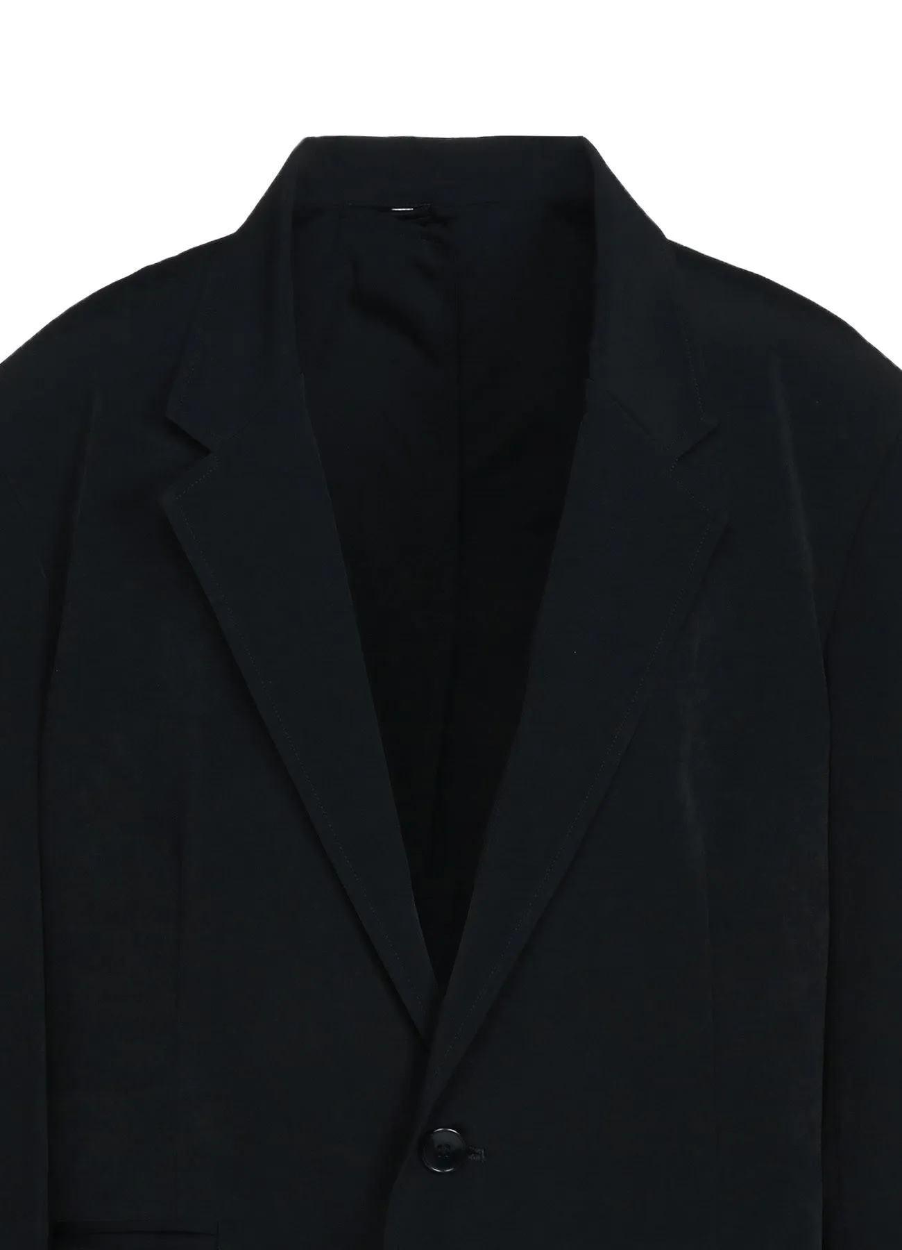 CREPE DE CHINE RUCHED-BACK JACKET