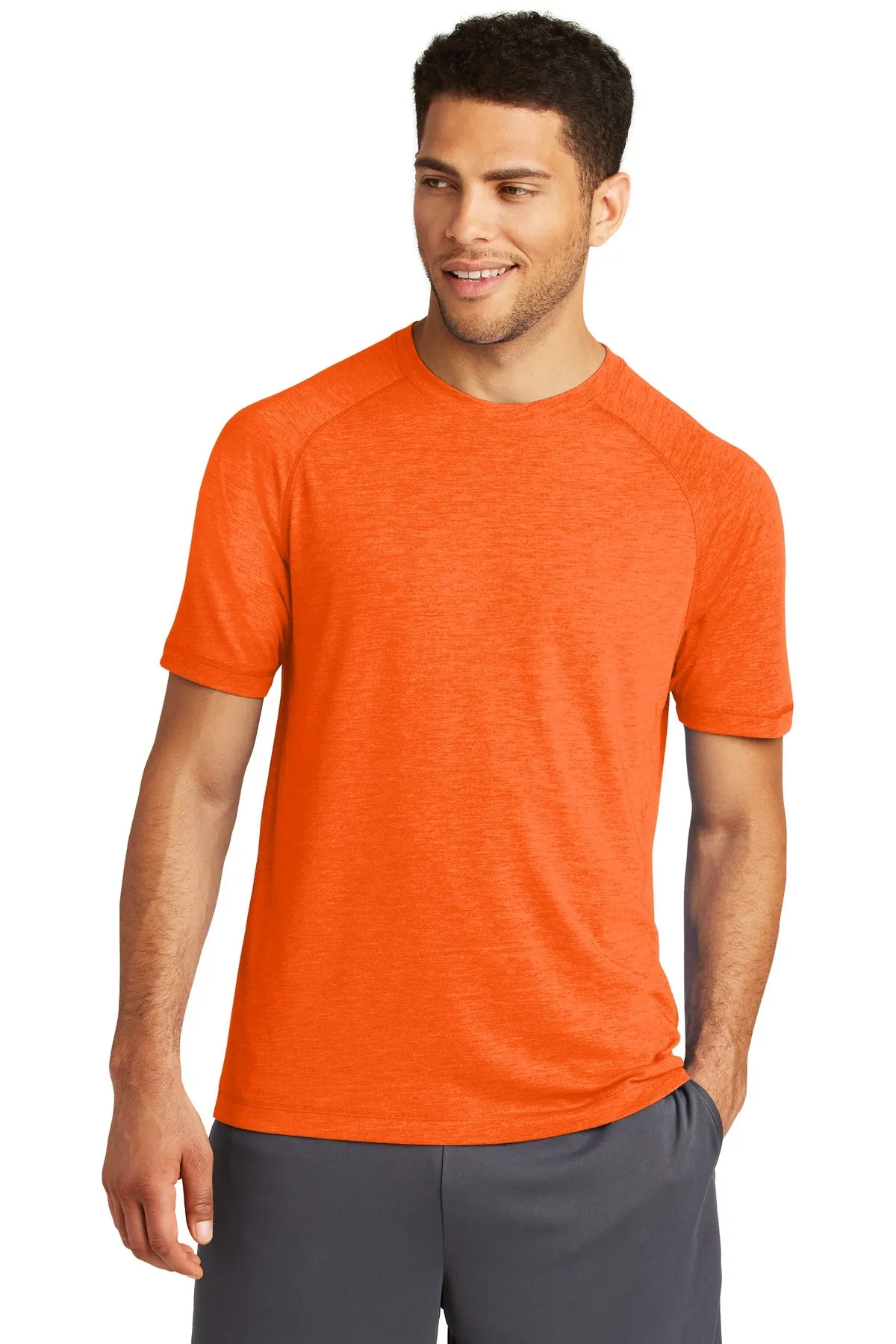 Custom Embroidered - Sport-Tek ® PosiCharge ® Tri-Blend Wicking Raglan Tee. ST400