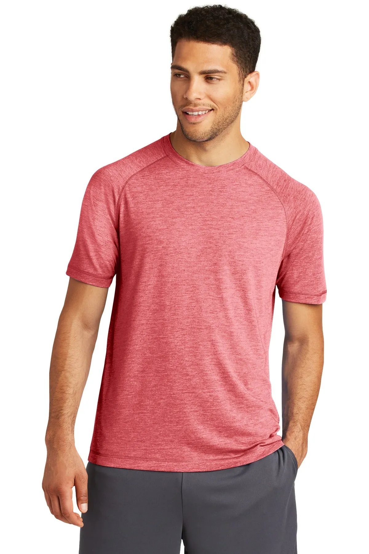 Custom Embroidered - Sport-Tek ® PosiCharge ® Tri-Blend Wicking Raglan Tee. ST400