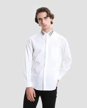 Embroidered Collar Shirt