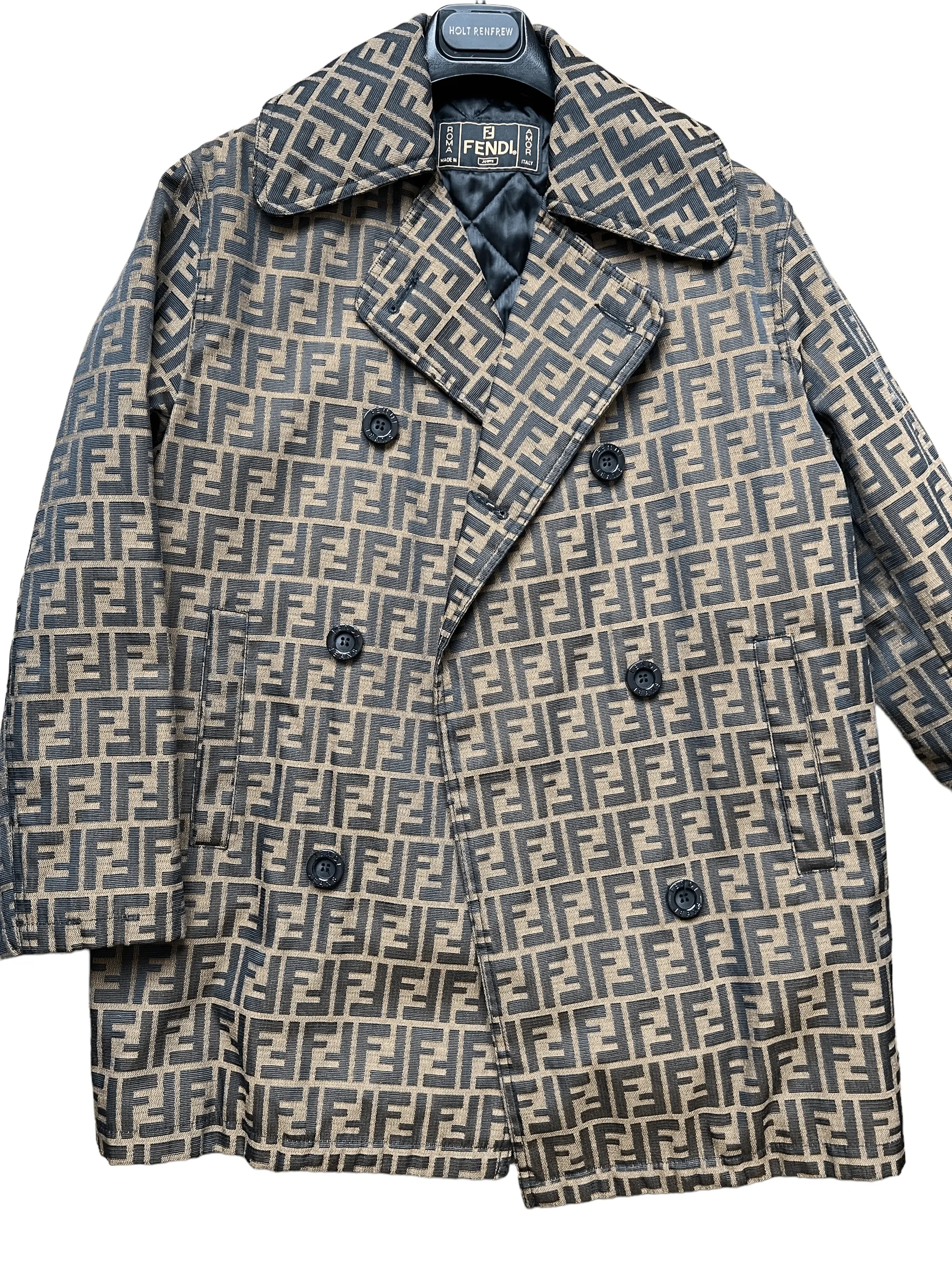Fendi Zucca Long Coat PXL2541