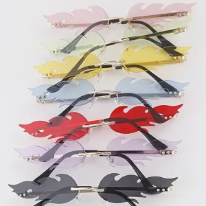 Fire Flame Sunglasses - Adult