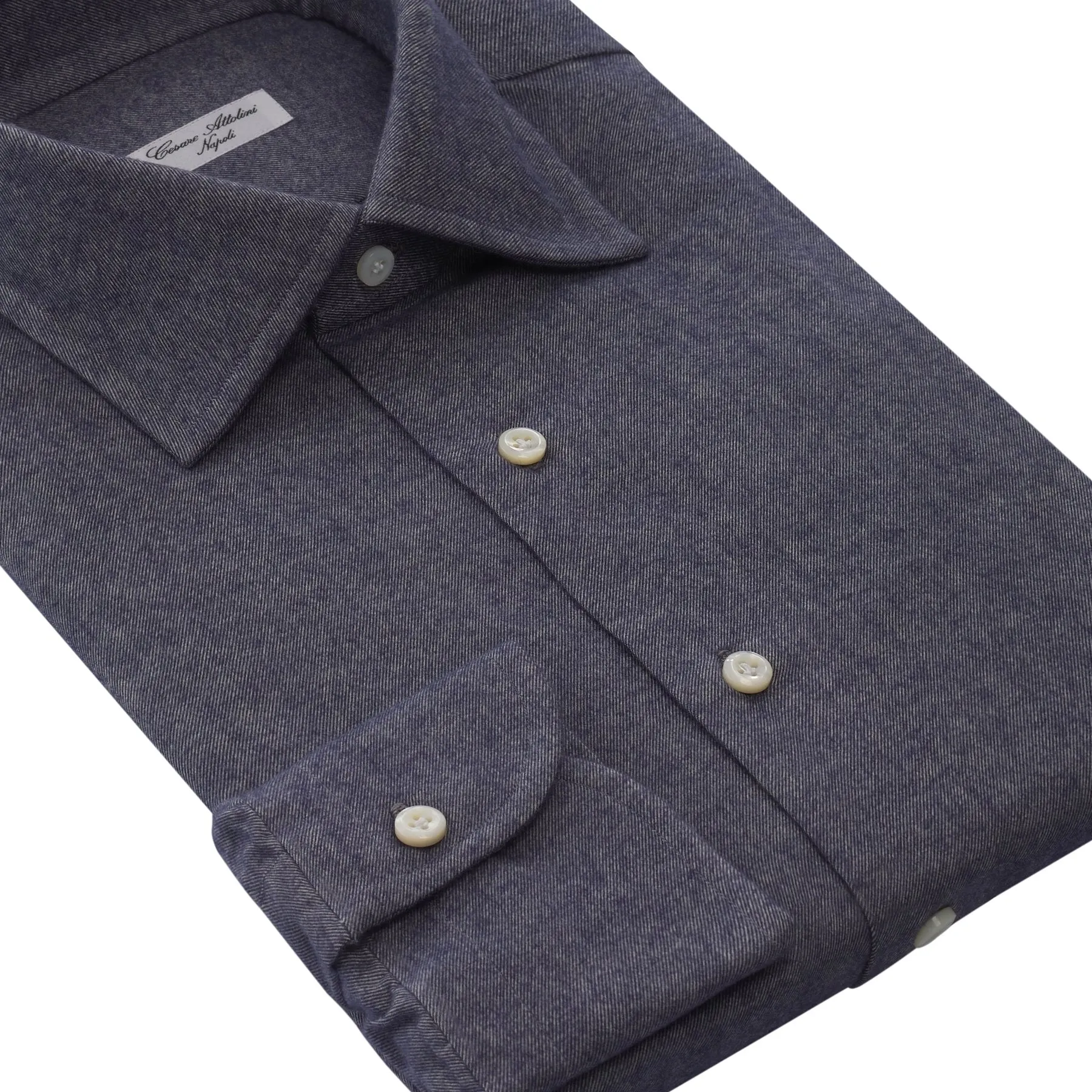 Flannel Blue Cotton Shirt