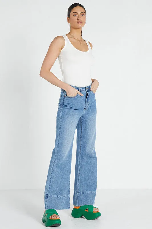 Flared Jean | Light Blue Denim
