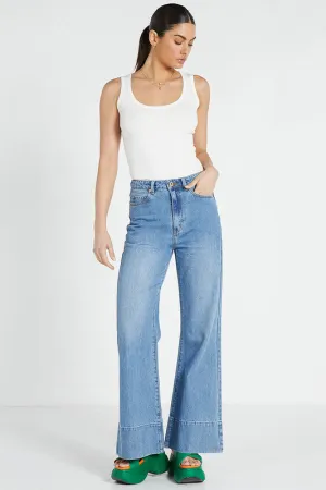 Flared Jean | Light Blue Denim