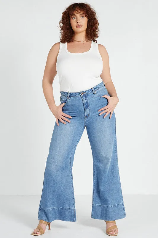Flared Jean | Light Blue Denim