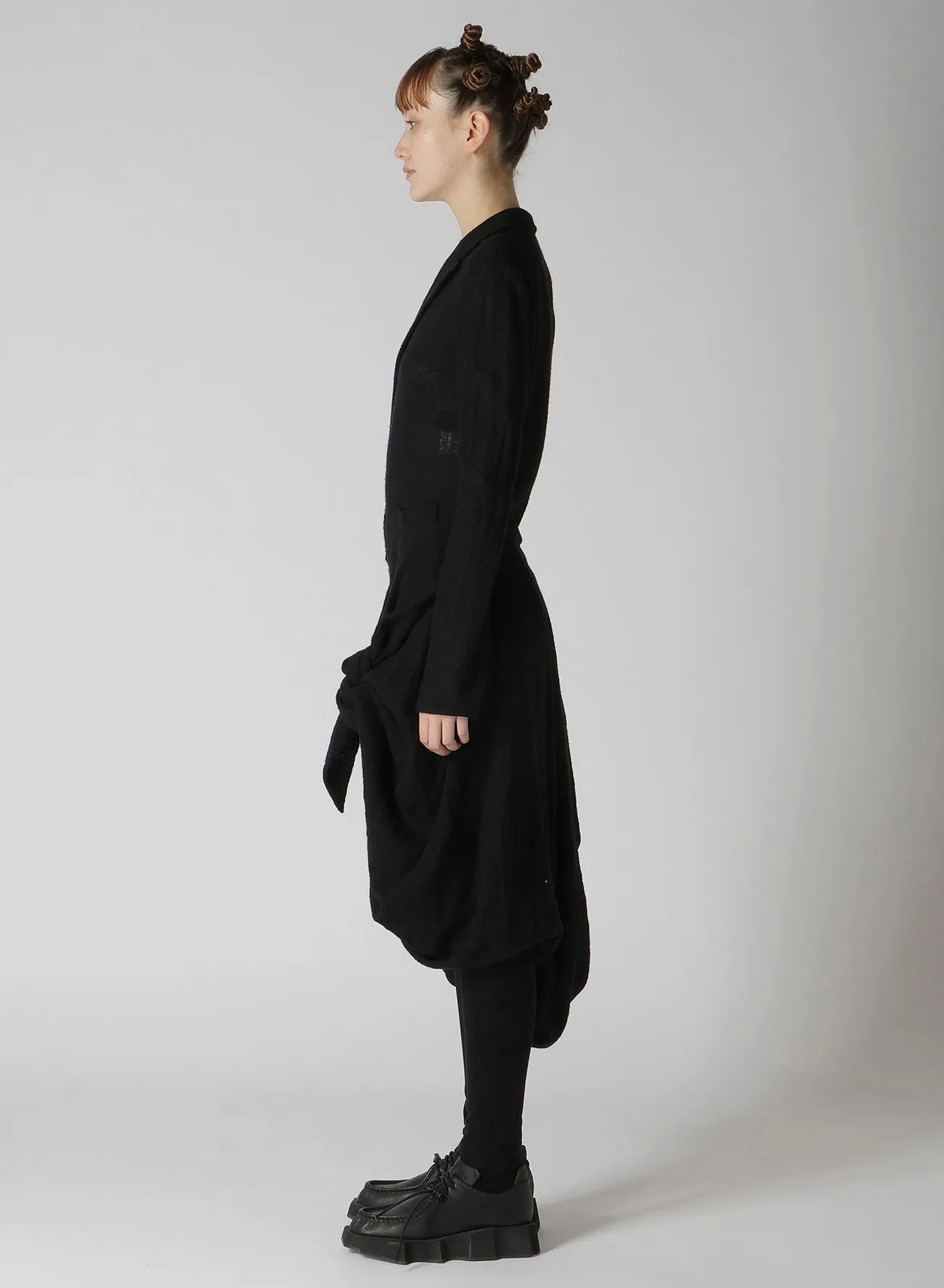 GAUZE TAILORED DRESS