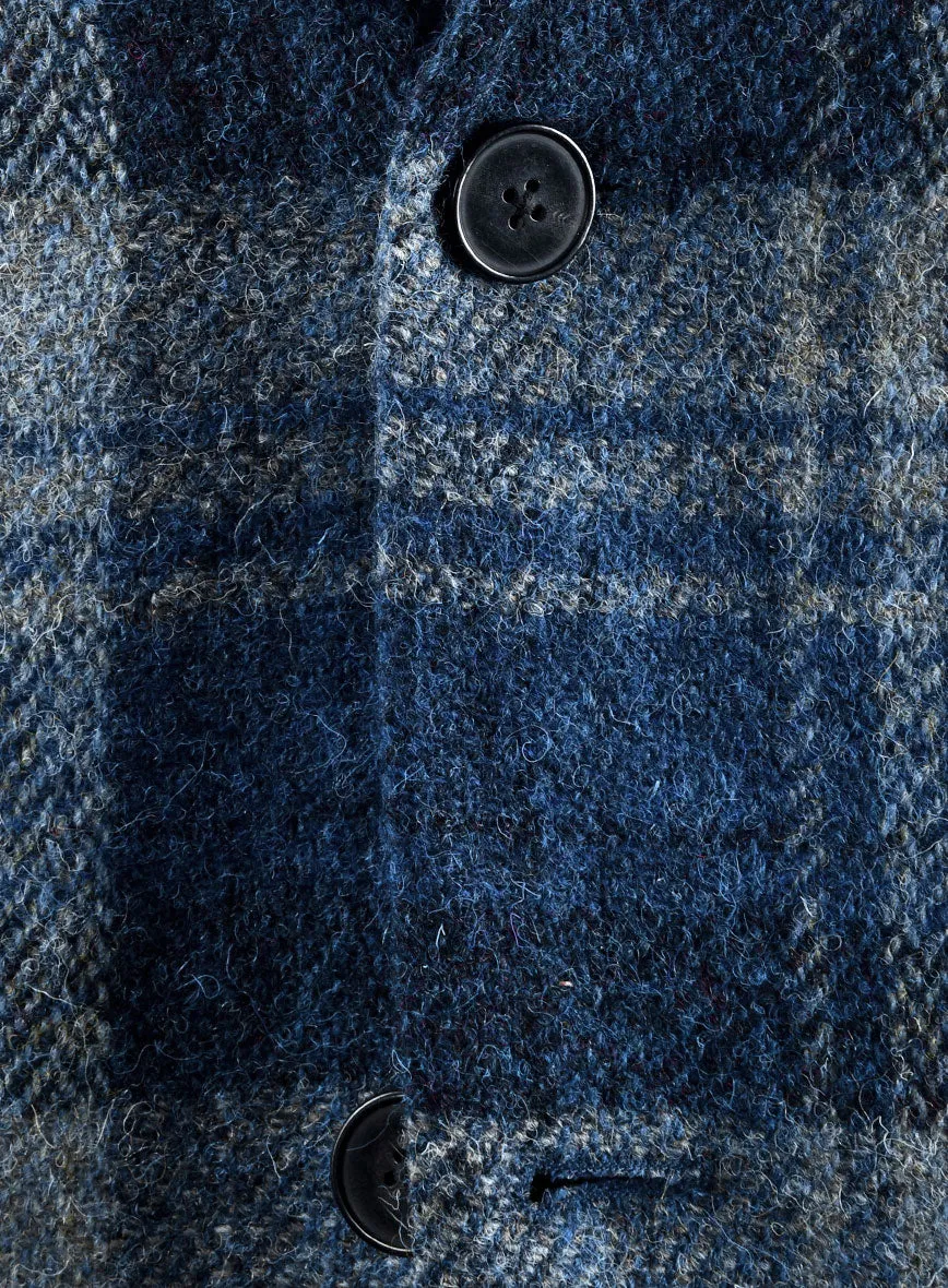 Harris Tweed Blue Tartan Suit