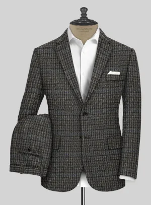 Harris Tweed Dark Gray Check Suit