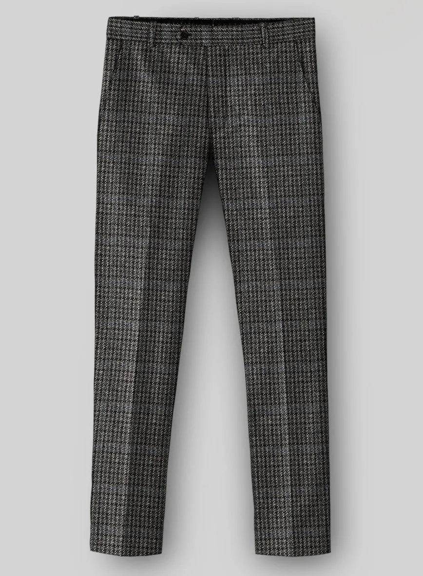 Harris Tweed Dark Gray Check Suit