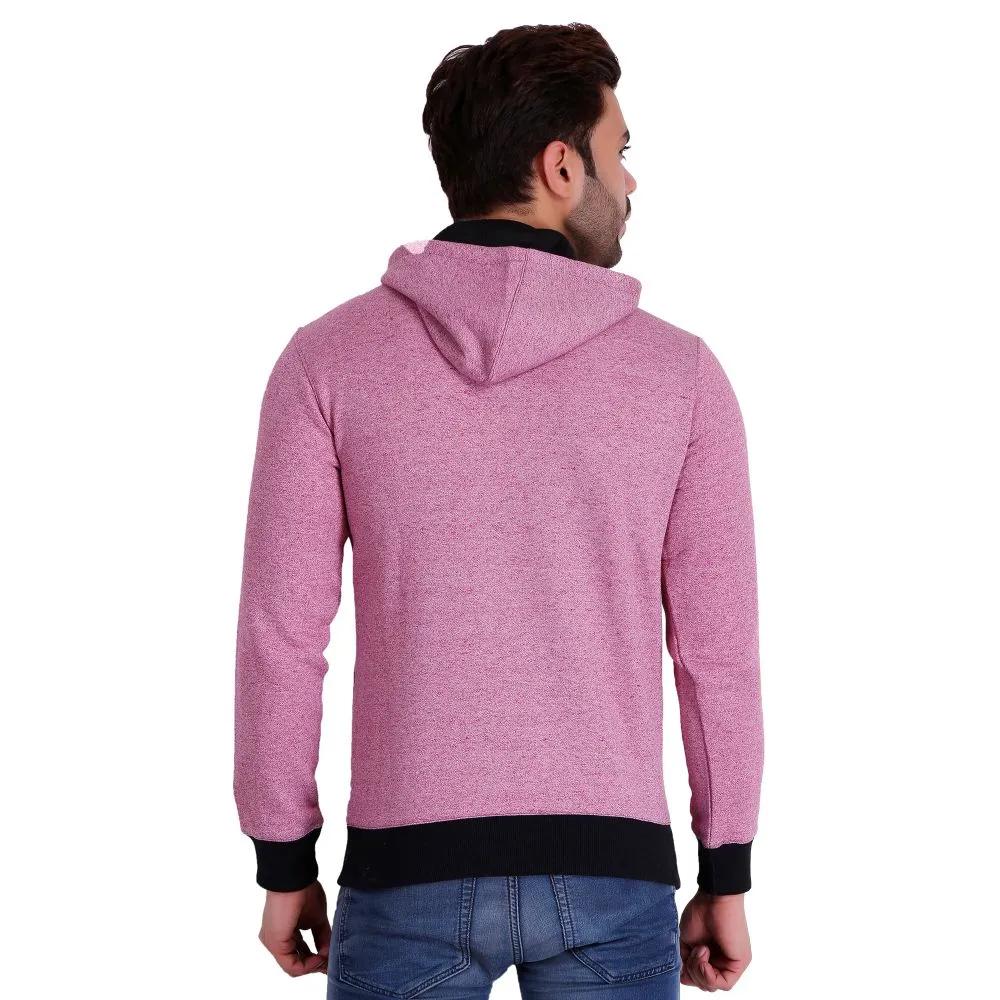 HiFlyers Full Sleeve Solid Men Sweatshirt - Purple