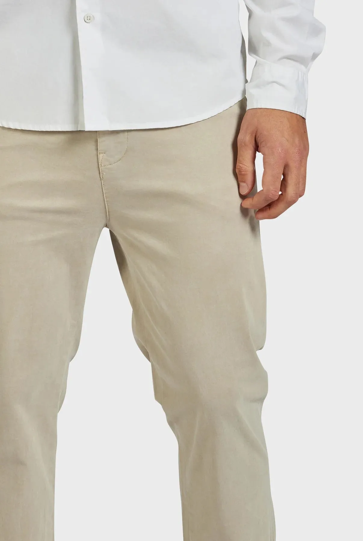 Hudson Straight Chino in Winter White