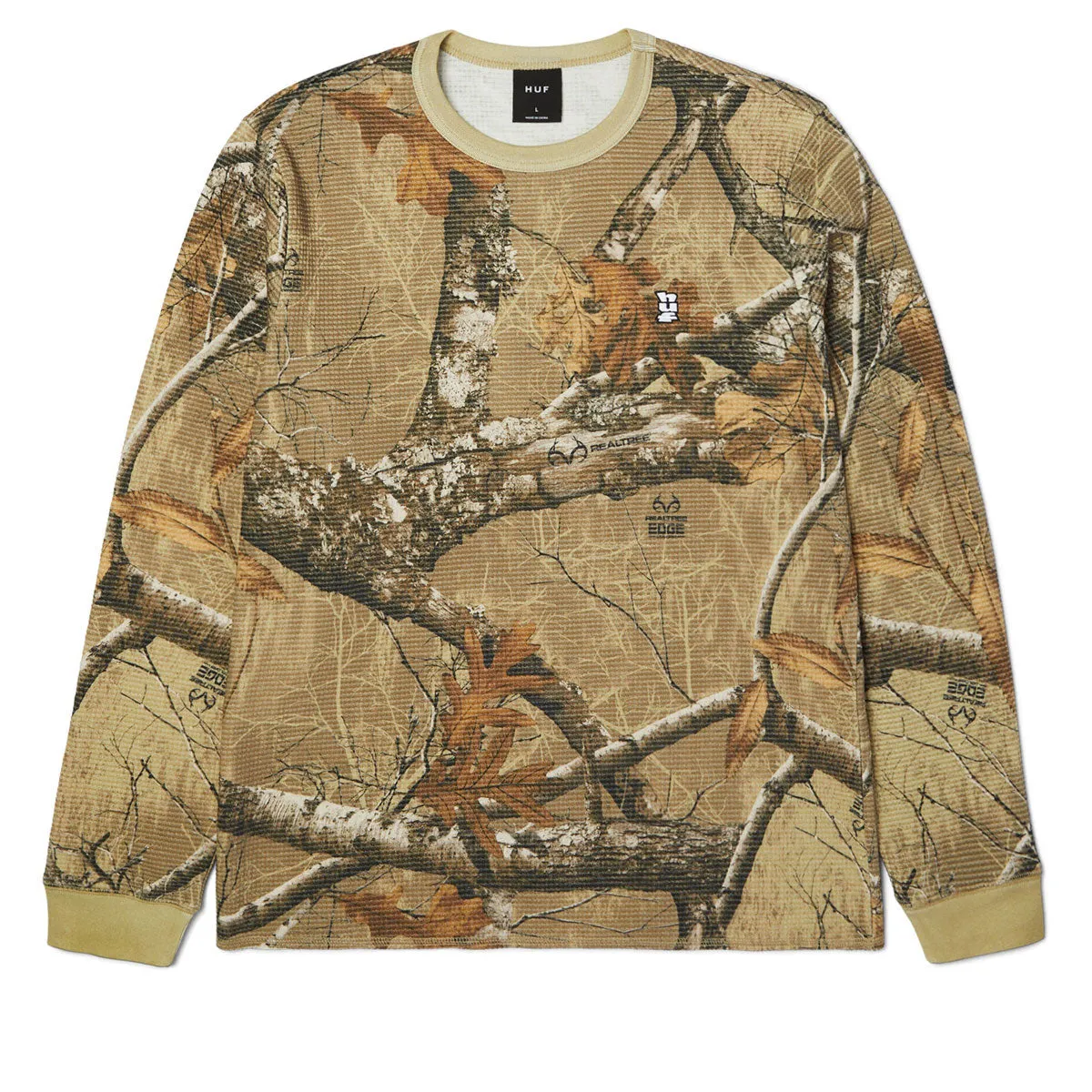 Huf x Realtree Megablast Long Sleeve Thermal Shirt - Desert