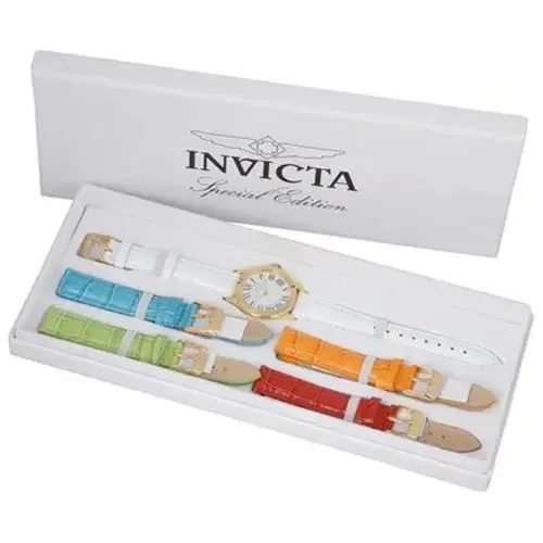 Invicta Women's Angeg Interchangeable Leather Straps Watch 15936