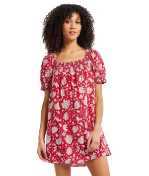Jane Dress- Red Zinnia