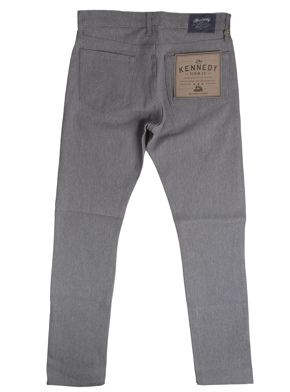 KENNEDY MFG DENIM JEANS FEATHERED GREY - KNDYPREM