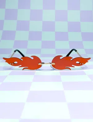 LIT FLAME SHADES - ORANGE