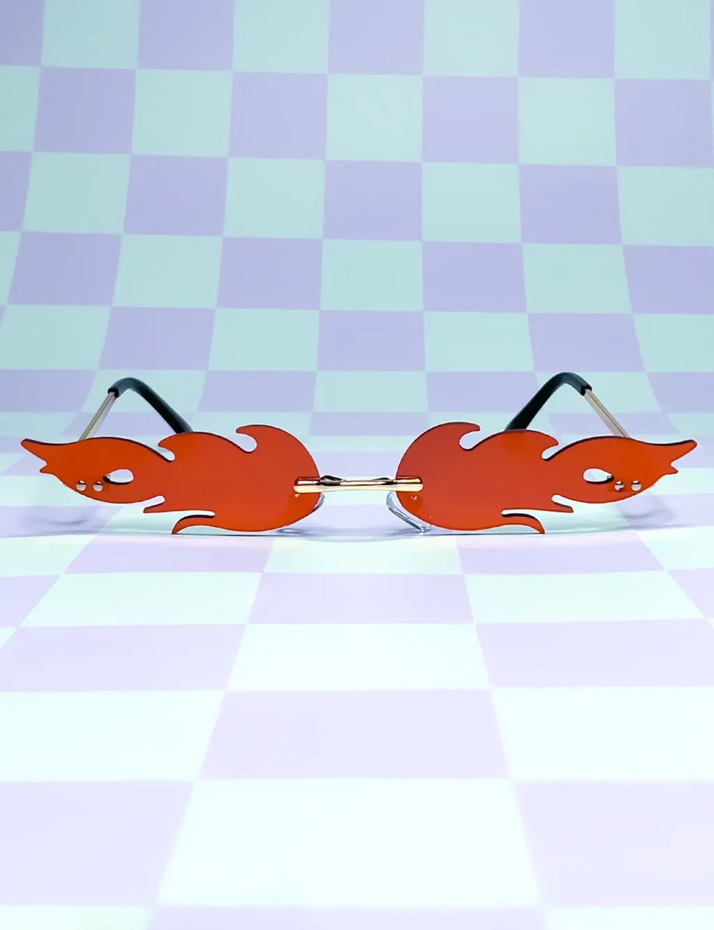 LIT FLAME SHADES - ORANGE