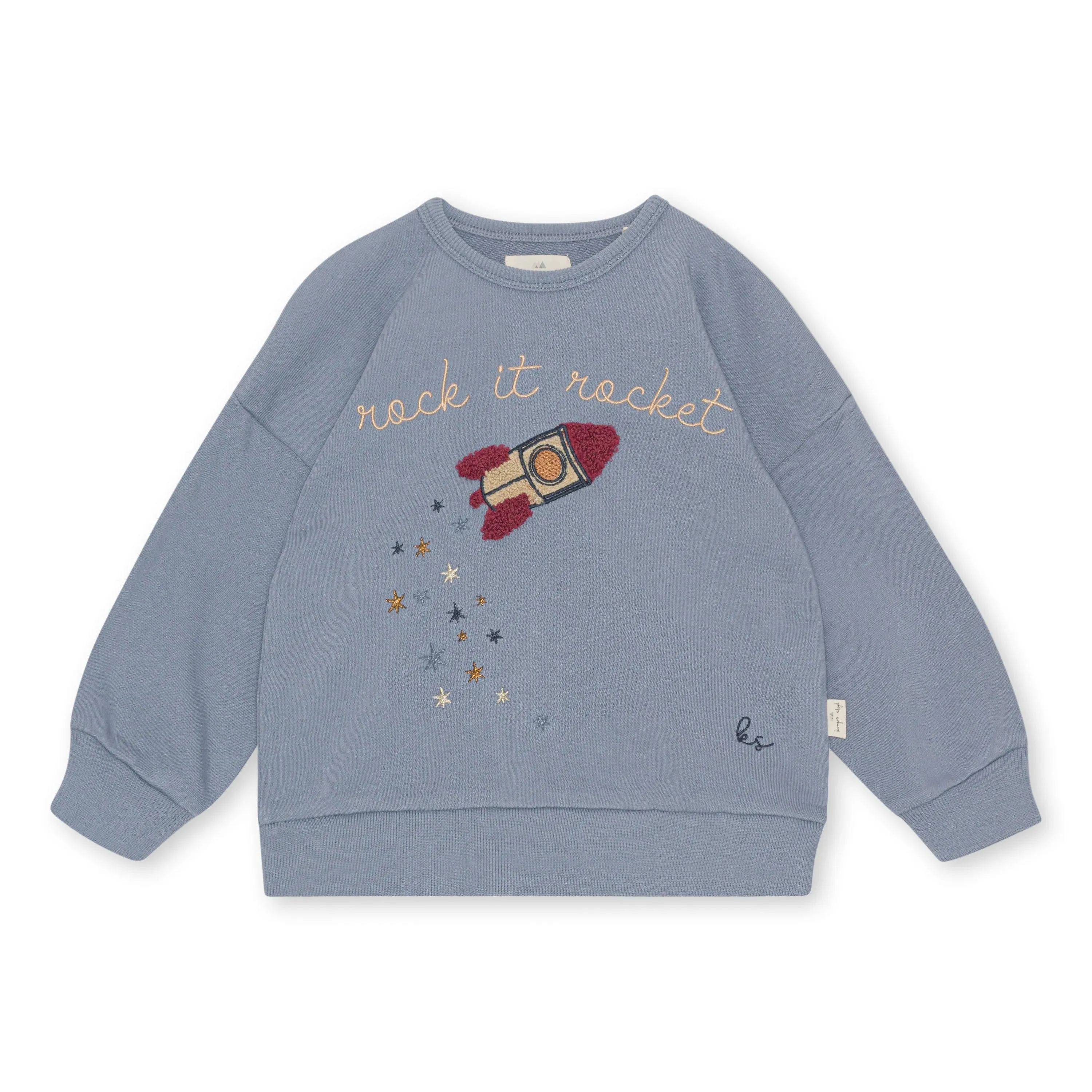 Lou Flint Stone Sweatshirt with Rocketship