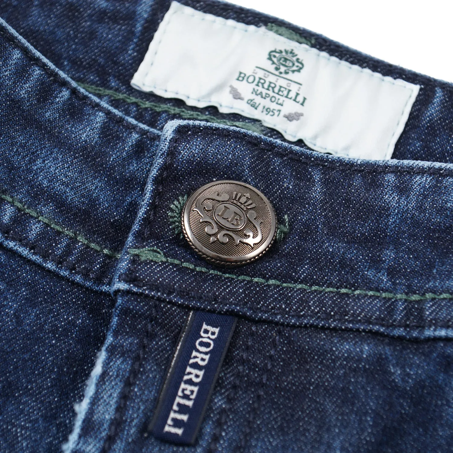 Luigi Borrelli Slim-Fit Denim Jeans