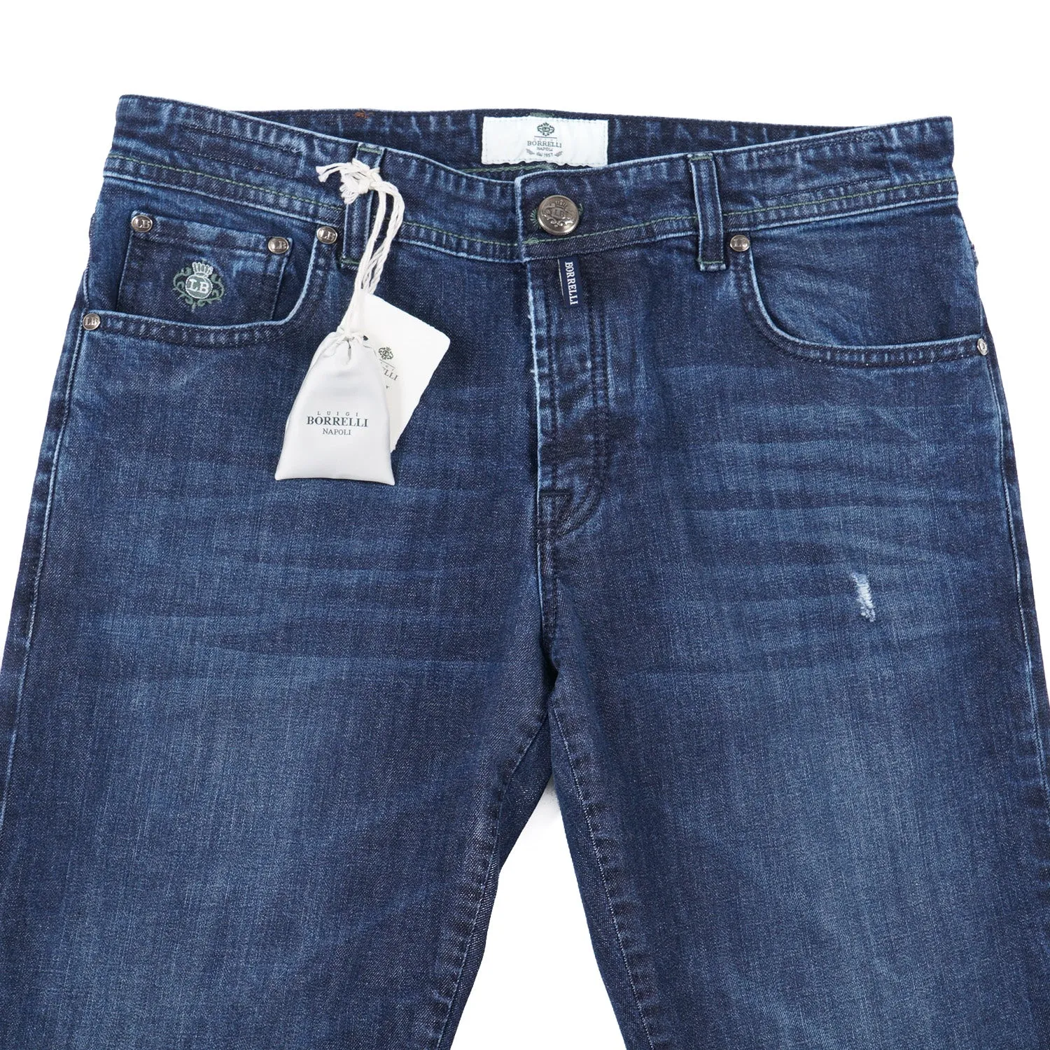 Luigi Borrelli Slim-Fit Denim Jeans
