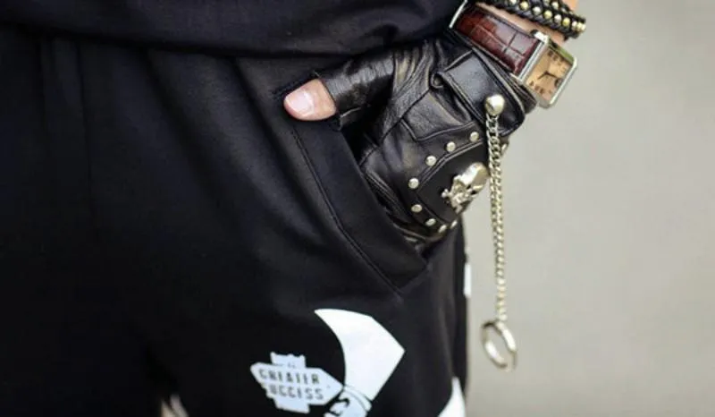 Men's Spring Cotton Sweatpants With Print