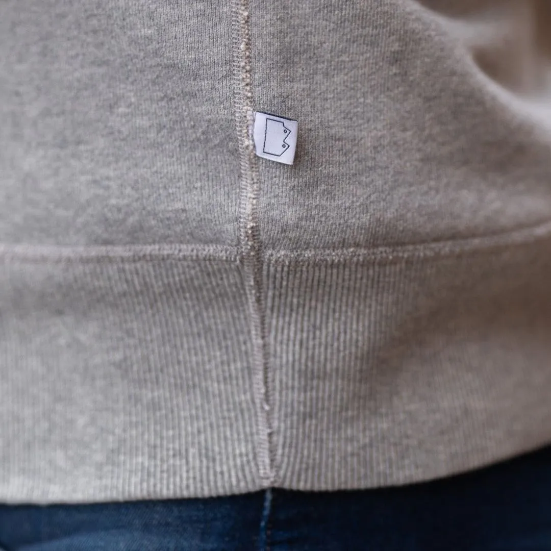 N7 Heavyweight Organic Cotton Sweatshirt, Grey