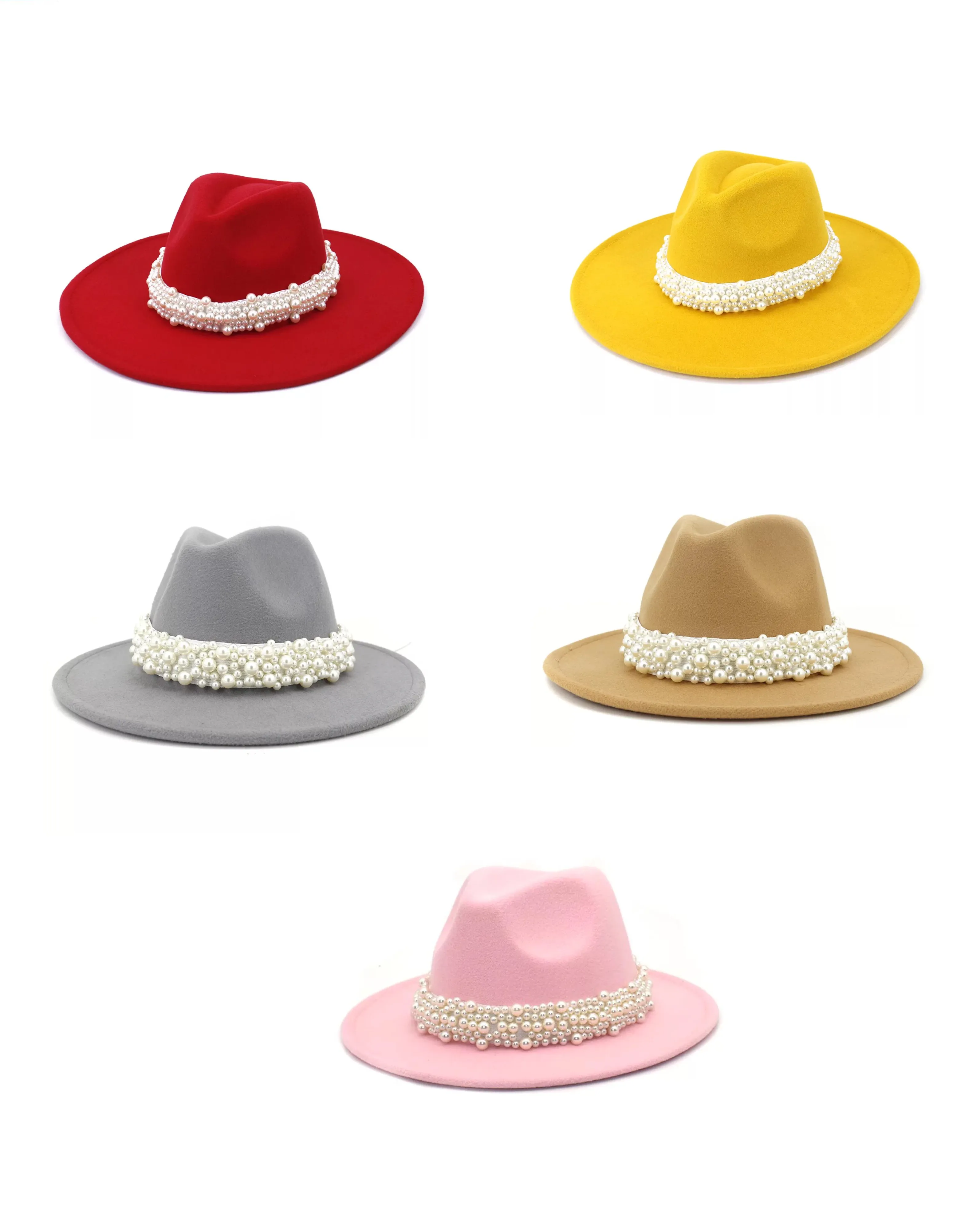Pearls Fedora Hat