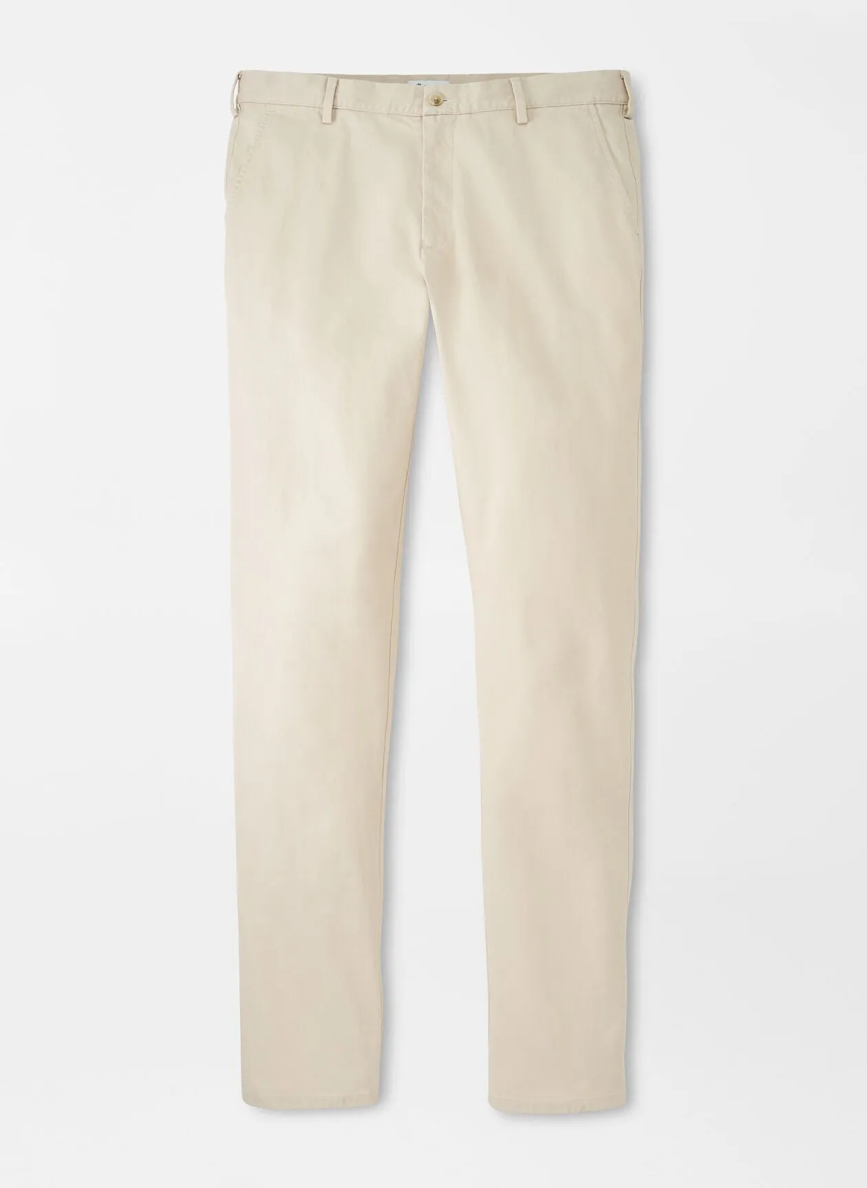 Peter Millar Pilot Twill Flat Front Trouser | Stone