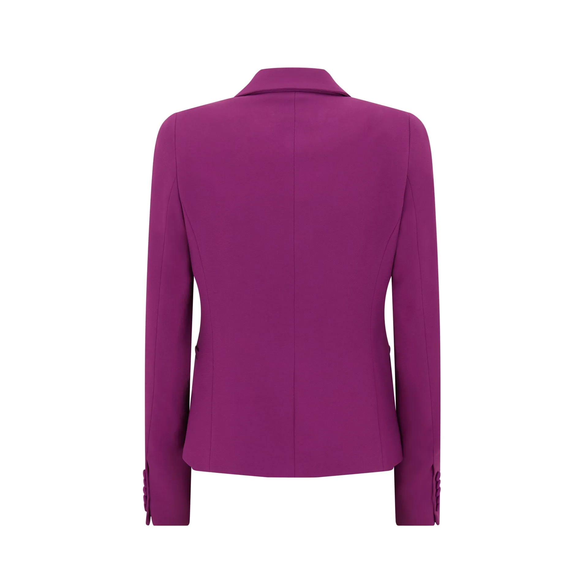 Purple Agiate Tailored Cady Jacket