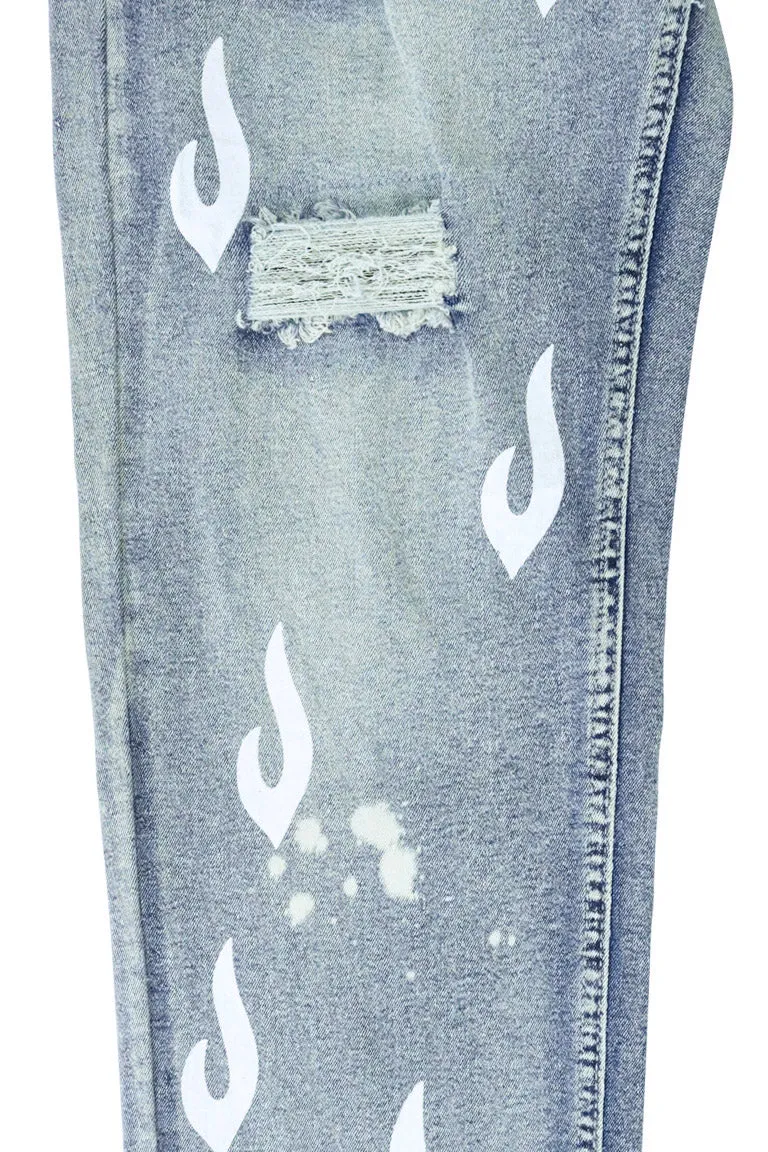 Rising Flame Denim (Blue Wash)