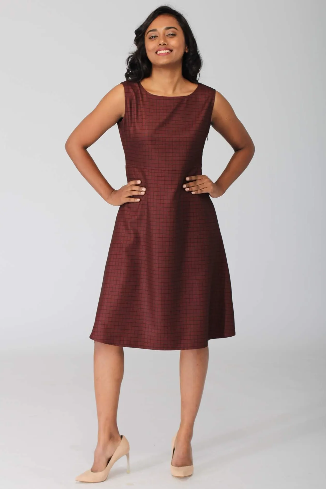 Rochelle dress with back bow and removable belt