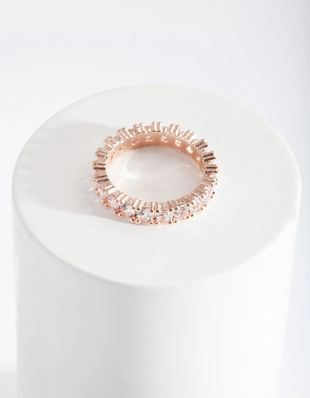 Rose Gold Cubic Zirconia Ring