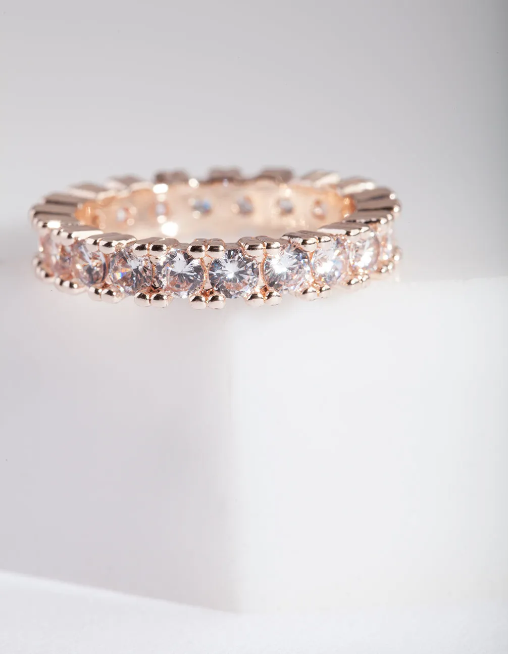 Rose Gold Cubic Zirconia Ring