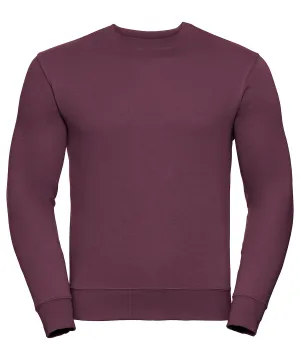 Set-in sleeve sweatshirt | Burgundy