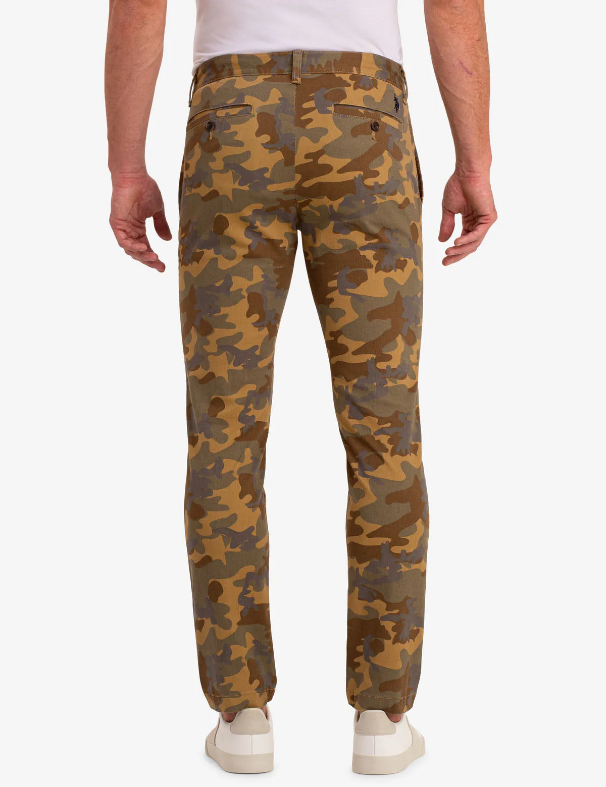 SLIM CAMO CHINO PANTS