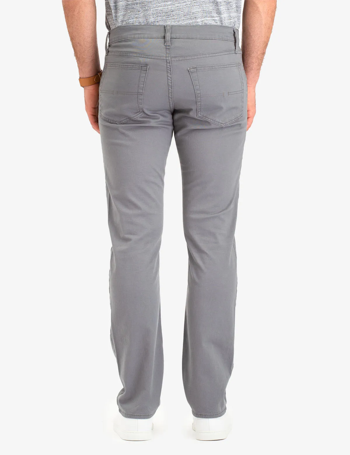 SLIM STRAIGHT 5 POCKET STRETCH CHINO PANTS